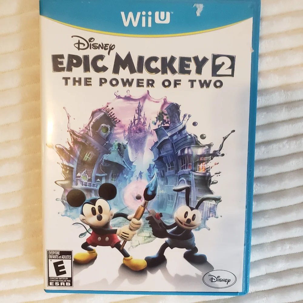 Disney Epic Mickey 2 The Power Of Two Wii U Game - Blue & White
